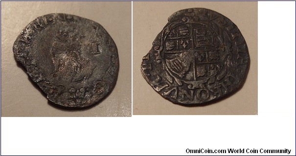 Charles I silver penny- possibly Seaby 2826, 1600-1649