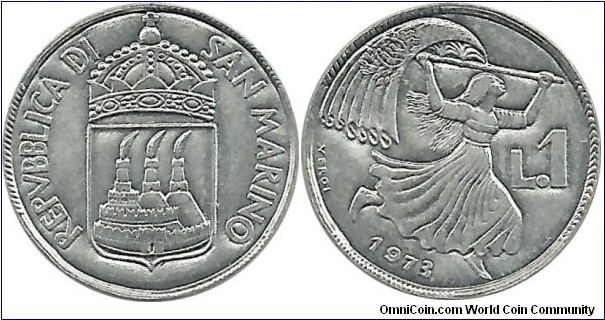 SanMarino 1 Lira 1973
