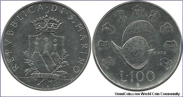 SanMarino 100 Lire 1979