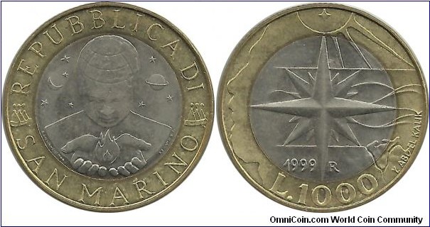 SanMarino 1000 Lire 1999