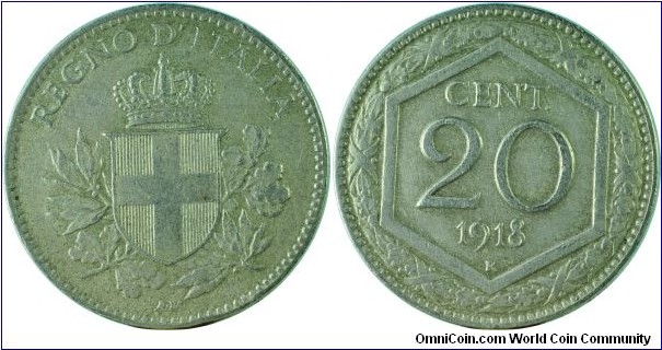 Italy20Centesimi-km58-1918