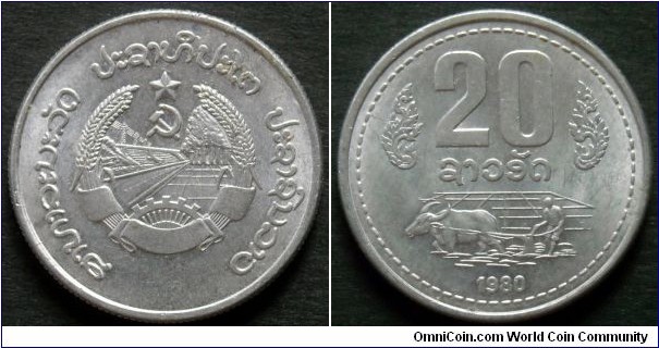 Laos 20 att.
1980