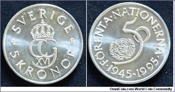 5 Kronor
Cu-Ni