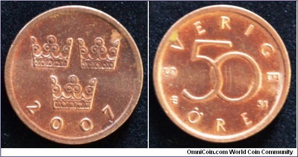 50 Öre
Bronze