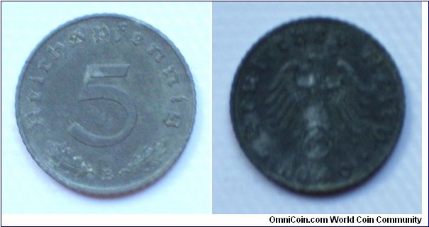 5 reichspfennig B