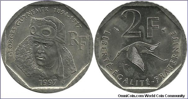 FranceComm 2 Franc 1997-Georges Guynemer