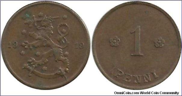 Finland 1 Penni 1919