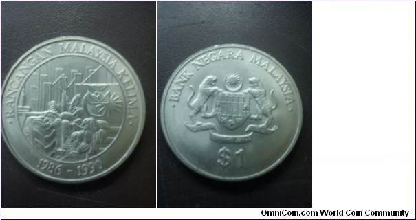 5TH MALAYSIA PLAN : RM1 COPPER-NICKEL