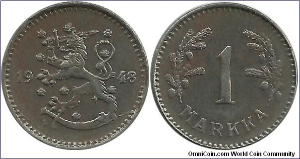 Finland 1 Markka 1948