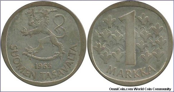 Finland 1 Markka 1965