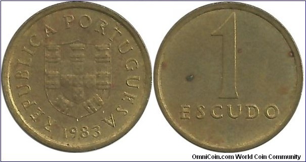 Portugal 1 Escudo 1983