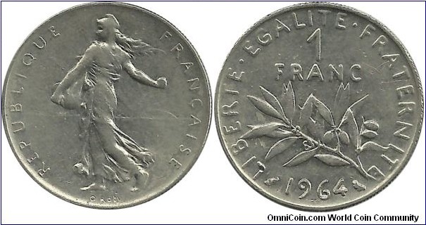France 1 Franc 1964