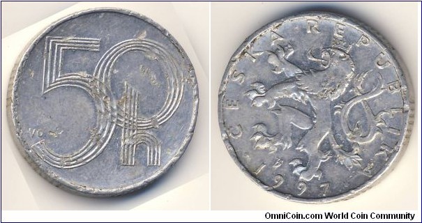 50 Haleru (Czech Republic // Aluminium)