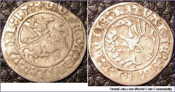 1513 Poland Lithuania half grosz Sisimund I