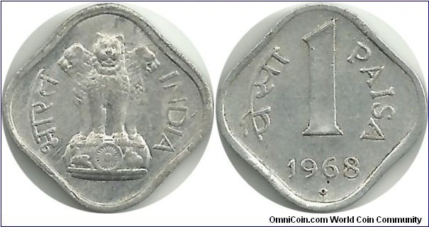 IndiaRepublic 1 Paisa 1968(Hy)