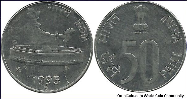 IndiaRepublic 50 Paise 1995(N)