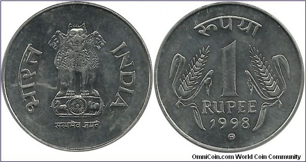 IndiaRepublic 1 Rupee 1998(K)