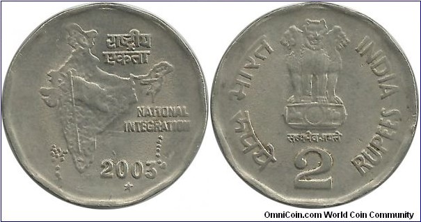 IndiaRepublic 2 Rupees 2003(H)