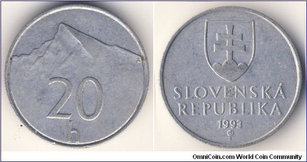 20 Halierov (Slovak Republic // Aluminium)