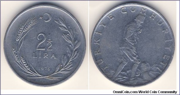 2½ Lira (Republic of Turkiye // Stainless Steel)