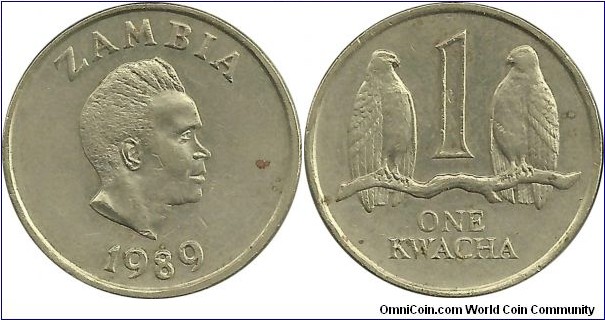 Zambia 1 Kwacha 1989