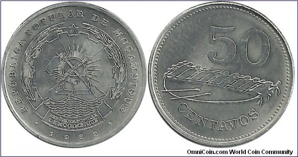 Mocambique 50 Centavos 1982