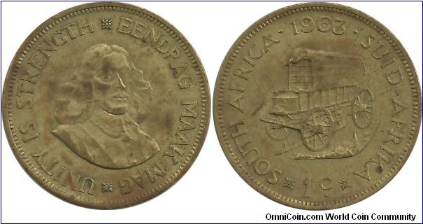 SouthAfrica 1 Cent 1963