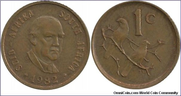 SouthAfrica 1 Cent 1982