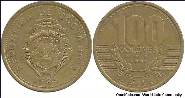 CostaRica 100 Colones 1995