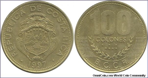 CostaRica 100 Colones 1997