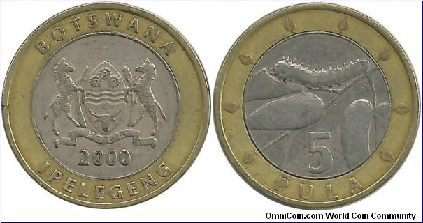 Botswana 5 Pula 2000