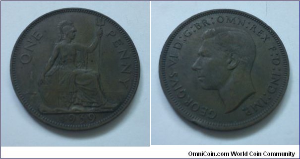 United Kingdom of Great Britain King Georgivs - one penny