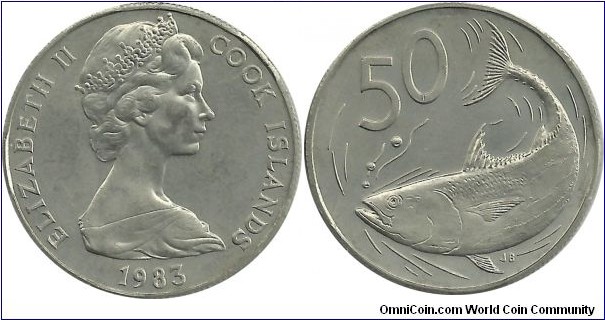 CookIslands 50 Cents 1983