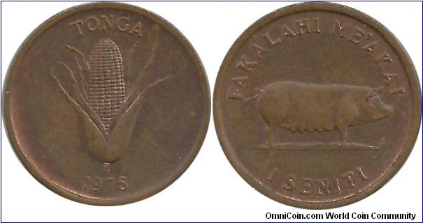 Tonga 1 Seniti 1975