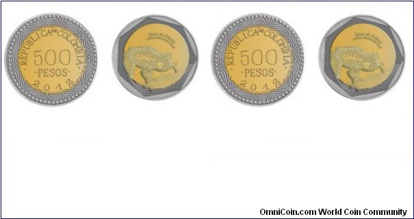 COLOMBIA COIN 500 PESOS 2012