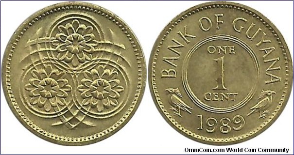 Guyana 1 Cent 1989