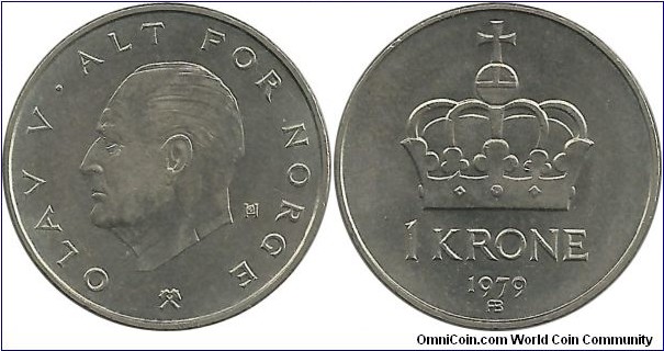 Norway 1 Krone 1979