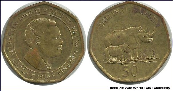 Tanzania 50 Shilingi 1996