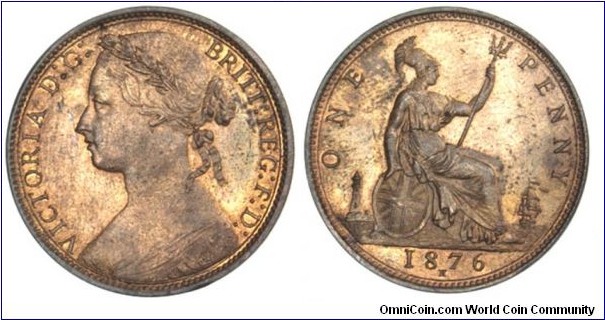 1876H BU Penny
Ex Edinburgh Collection