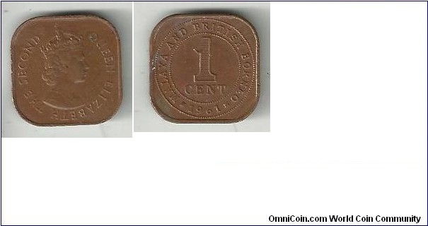 1 Cent Malaya and British Borneo 