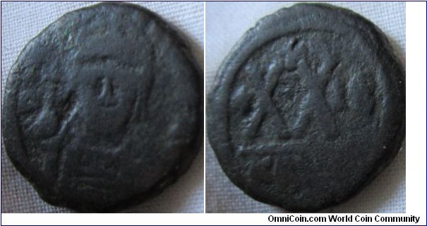 Byzantine half follis, Heracleus constantinople mint