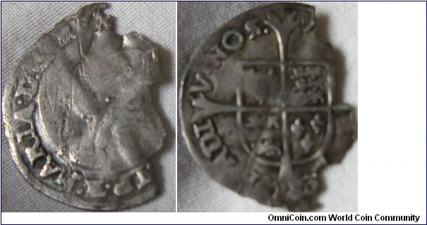 Phillip and Mary groat, struck between 1554-8