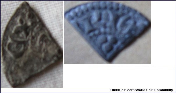 Henry III cut penny, monyer RICHARD possibly a class 5b from london 