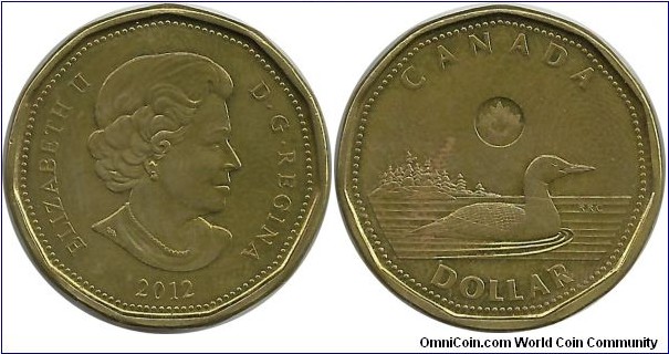 Canada 1 Dollar 2012