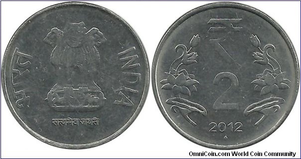 India-Republic 2 Rupees 2012(B)