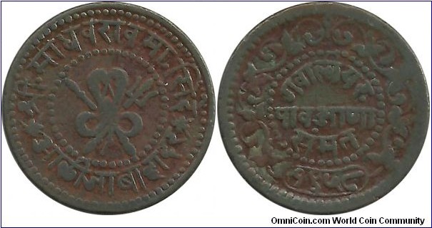 India-Gwalior ¼ Anna SE1958(1901)