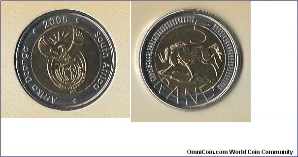 2005 South Africa 5 Rand