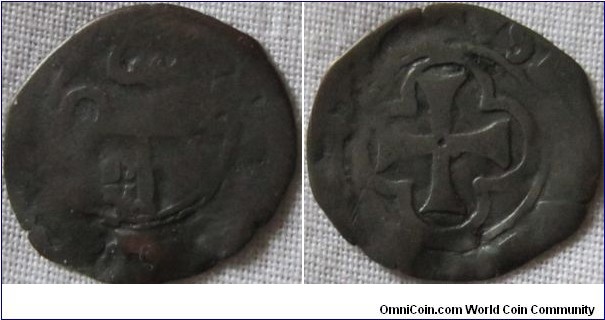 unknowned hammered coin possible italian or french