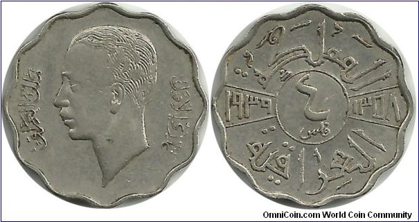 Iraq 4 Fils 1358-1939