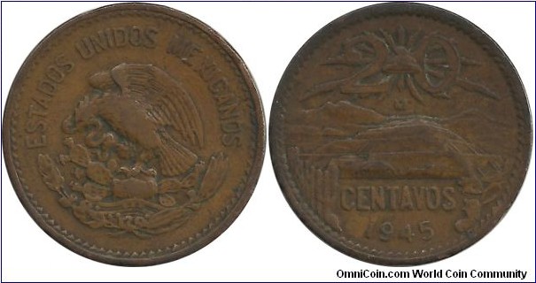 Mexico 20 Centavos 1945